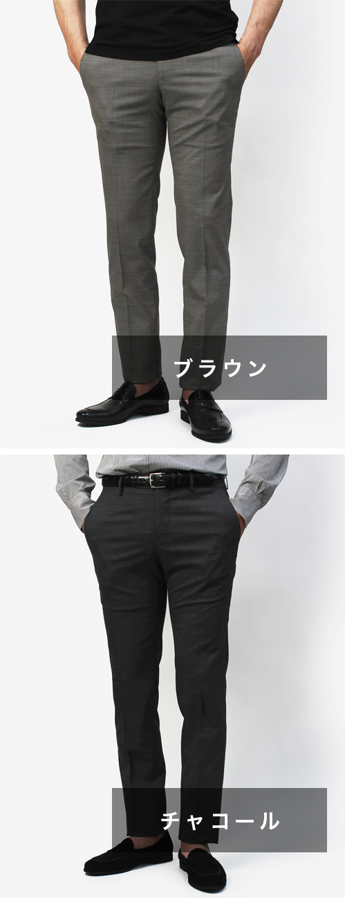 PT TORINO / ピーティー トリノ / PT01 / トラベラー / TRAVELLER / スーパースリム フィット / SUPER  SLIM FIT / ノープリーツ スラックス / ウォッシャブル テクノ ウール ストレッチ /