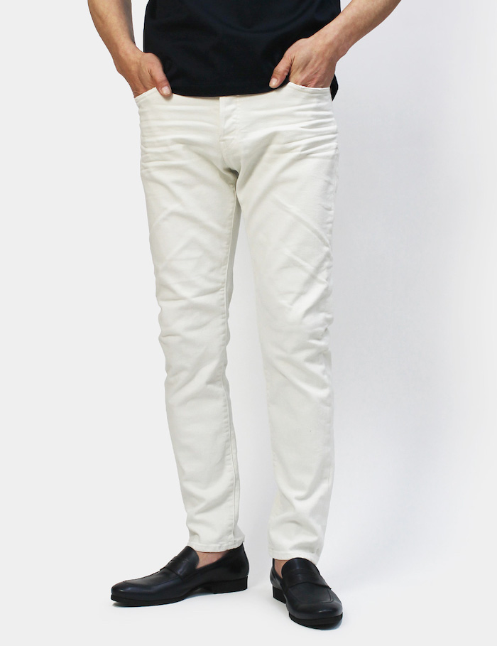 レッド カード / RED CARD / デニム パンツ / ウォッシュド ストレッチ / リズム / Rhythm / Slim Tapered /  5586301-vwh【オフホワイト.Vintage white】