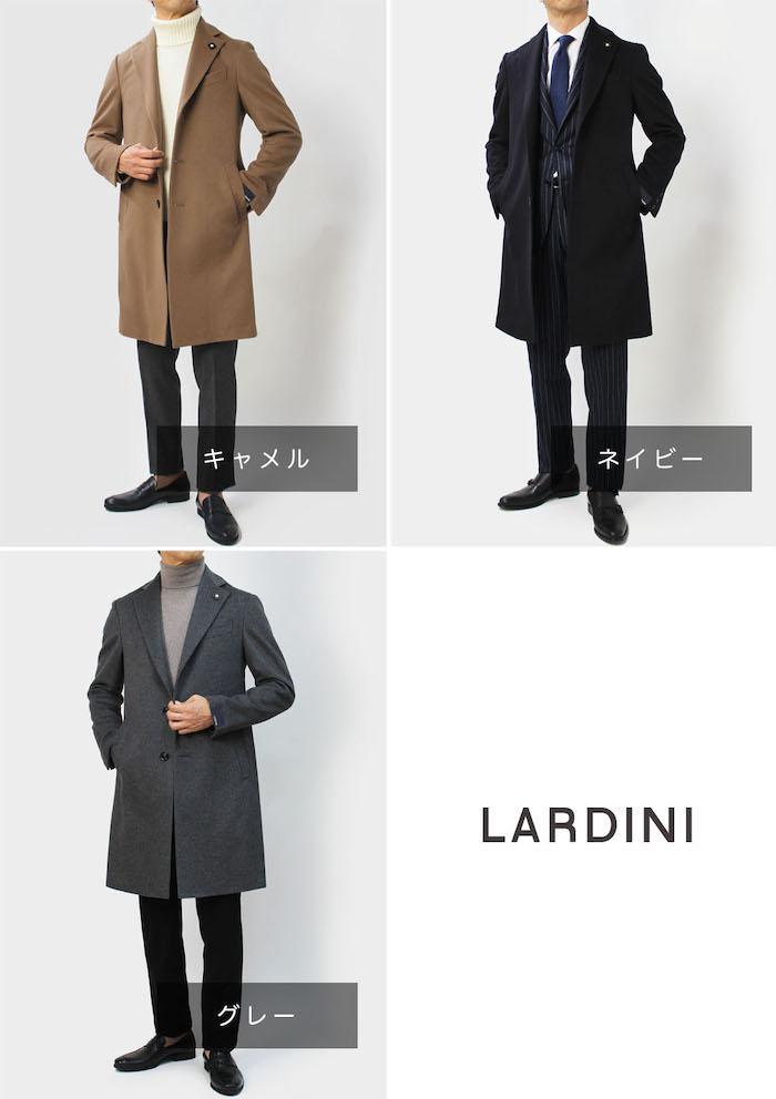 ラルディーニ / LARDINI / チェスター コート / ウール 3釦段返り