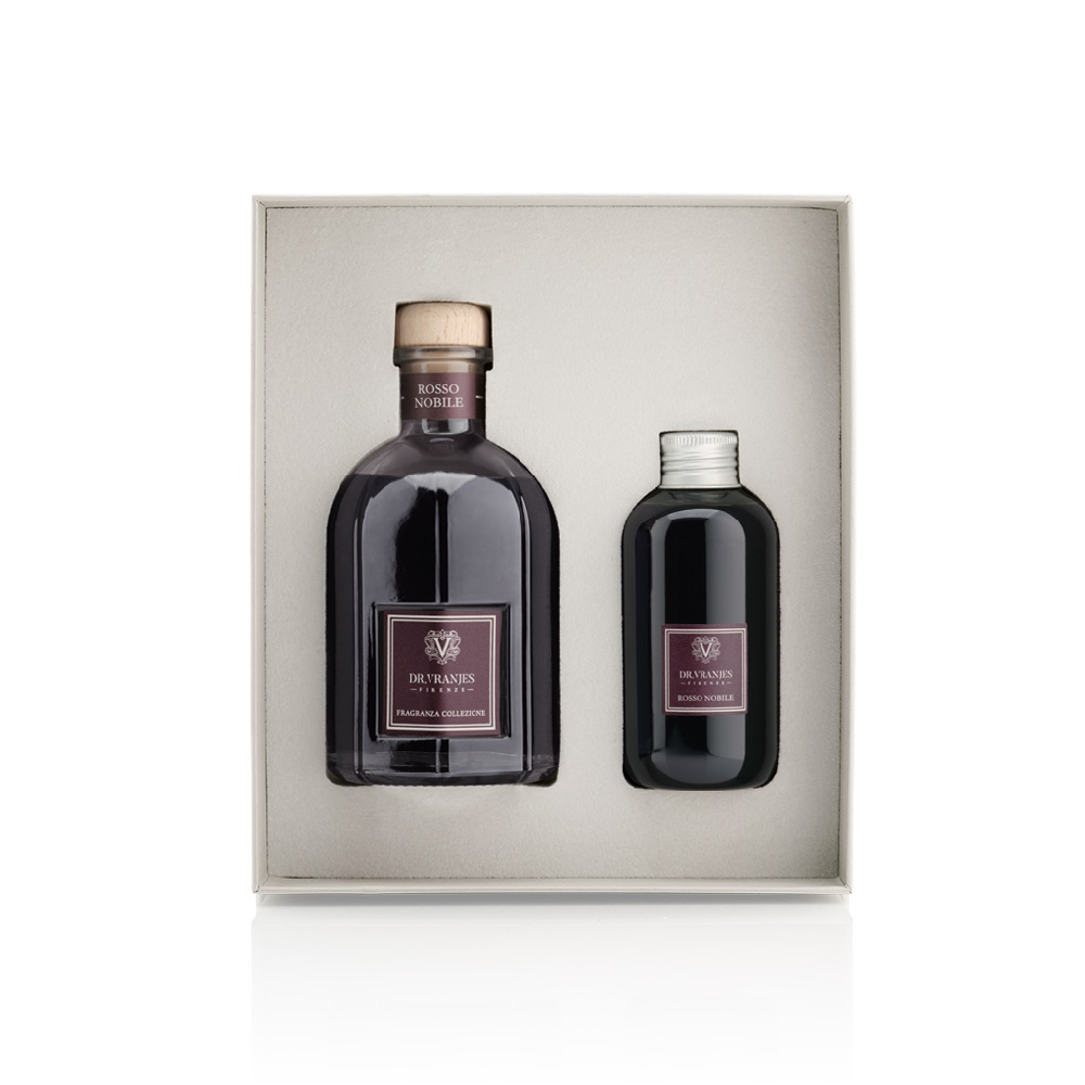 ドットール・ヴラニエス / DR. VRANJES / 250 ml ディフューザー + 150 ml リフィル / GIFT BOX 250 R /  クリスマス ギフト / Christmas Gift 2022【ROSSO NOBILE】