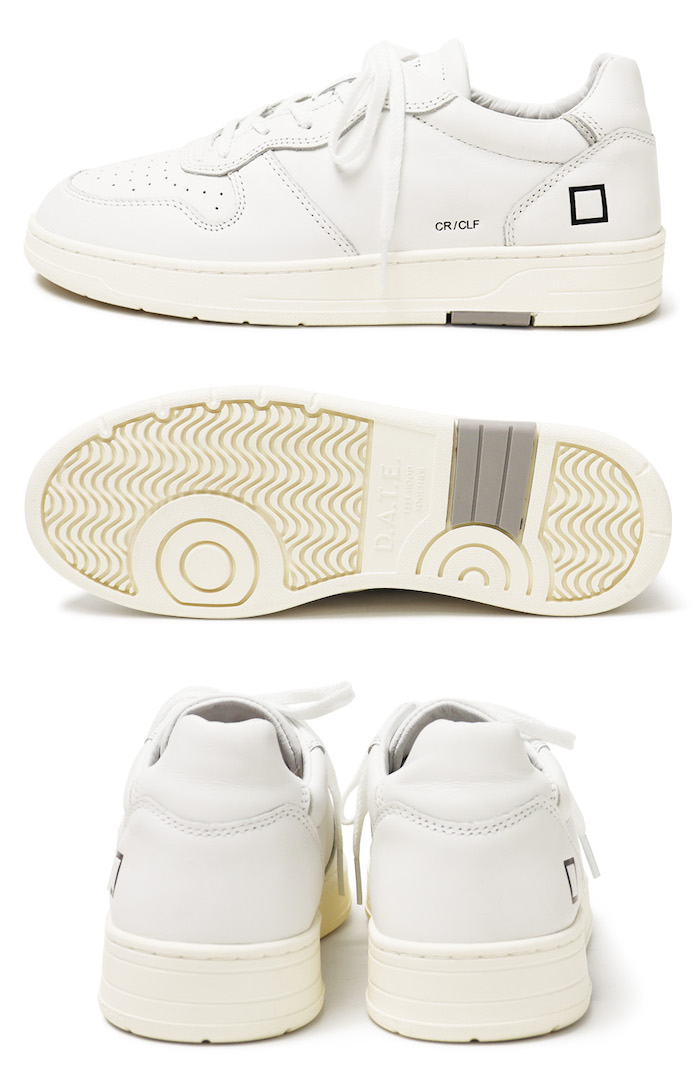 デイト / D.A.T.E. / スニーカー / COURT CALF WHITE【ホワイト