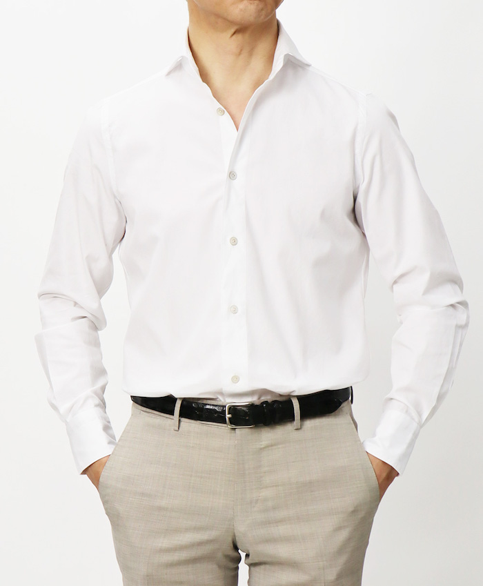 フィナモレ / Finamore / セルジオ / SERGIO / カッタウェイ シャツ