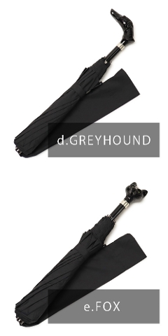 tHbNX Au / FOX UMBRELLAS / Jp (  / UV ) / ܂肽ݎP / ubNAj}wbh / GT18 yBLACK GREYHOUND / BLACK FOXz