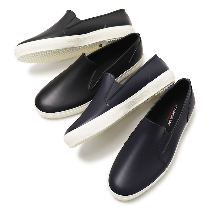 フォックス アンブレラ / FOX UMBRELLAS / ラバー スリップオン / Men's Slip-On 【ネイビー/ブラック】 |  luccicare online shop ( ルッチカーレ オンラインショップ )