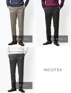 CRebNX / INCOTEX / 35^ / XbNX / ʌ / E[tl / X tBbg / SLIM FIT y1T0035/1143Azy410.O[W/910.O[/930._[NO[z