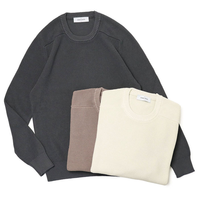 グランサッソ／ニットTシャツ／ブラウン／48 GRAN SASSO（グランサッソ）のTシャツ・カットソー通販｜BEAMS