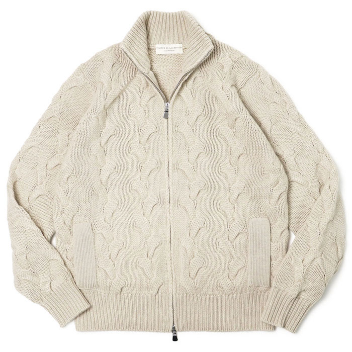 filippo de laurentiis カシミア混 ニット フィリッポ デ ローレンティス / FILIPPO DE LAURENTIIS