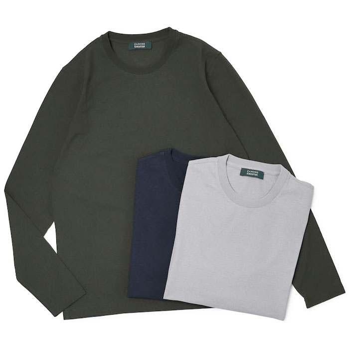 Tシャツ・カットソー ZANONE LONG SLEEVES CLASSIC T-SHIRT (815204 ZG380 Z0049) ZANONE LONG SLEEVES CLASSIC T-SHIRT (815204 ZG380 Z0049