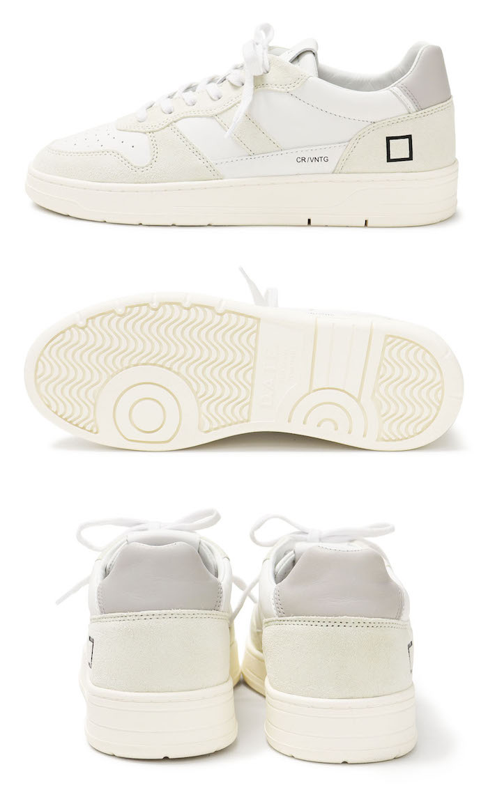 デイト / D.A.T.E. / スニーカー / COURT2.0 VINTAGE CALF WHITE