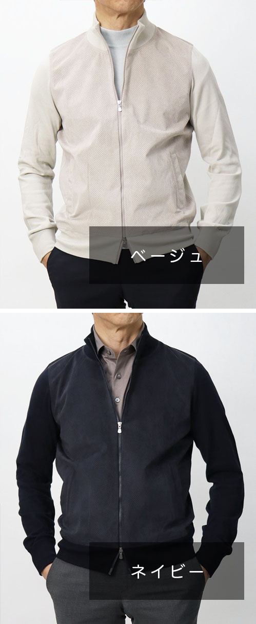 GRAN SASSO スタンドZIPブルゾン ブラック グランサッソ / GRANSASSO / スタンド ZIP ブルゾン
