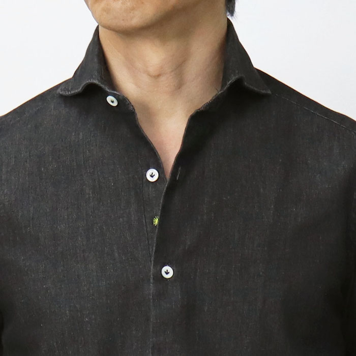 ジャンネット / GIANNETTO / カッタウェイ シャツ / コットン デニム