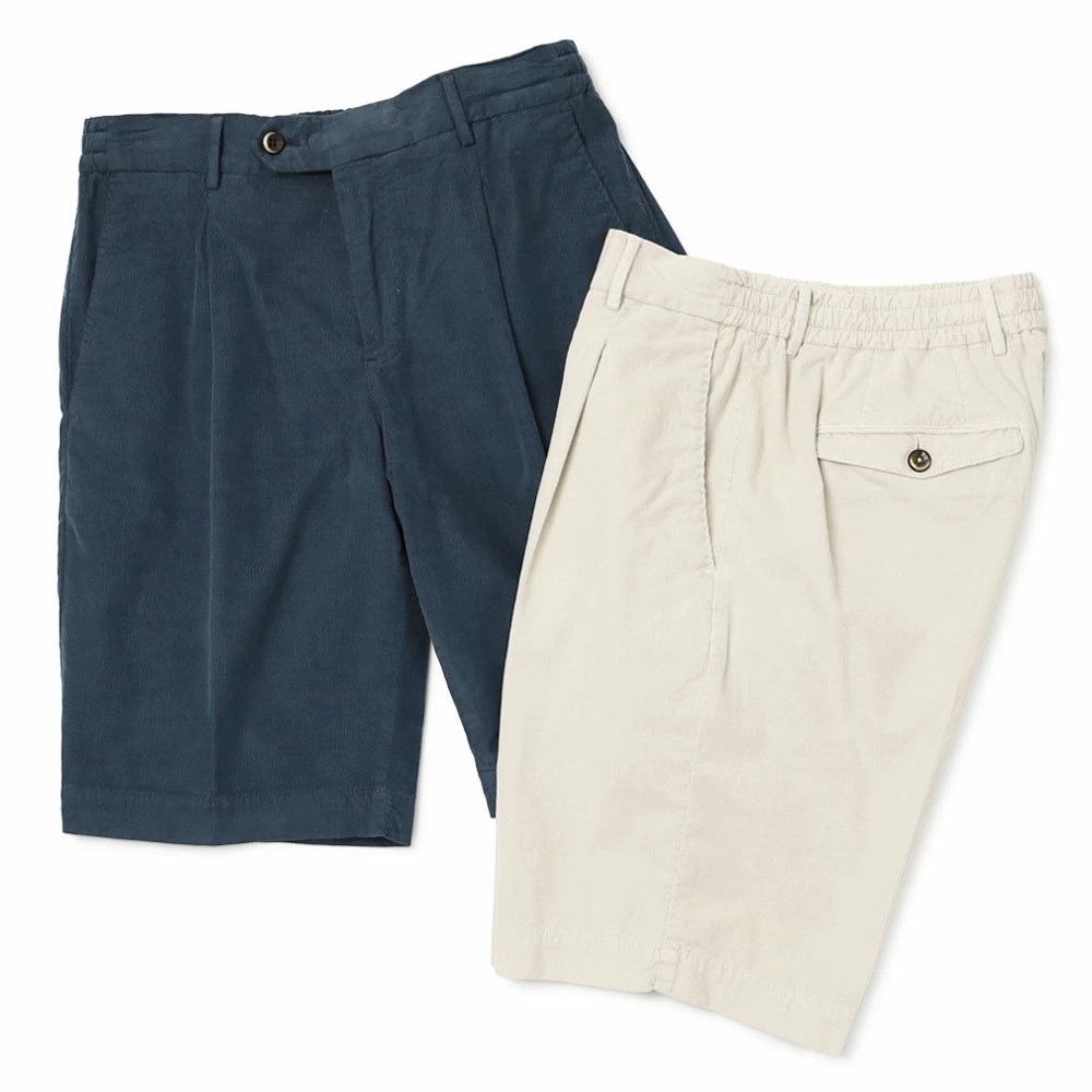 美品　PT TORINO トリノ　チノパン　ブルー　ネイビー PT TORINO / ピーティー トリノ / ショートパンツ / SHORT 1P