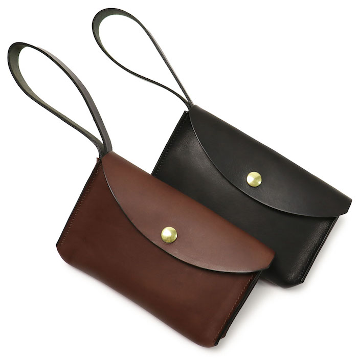 wilyさま専用　THE ROW レザー スポーティポーチ ダークブラウン THE ROW(ザ・ロウ) 2024SS SPORTY POUCH レザーショルダーポーチ