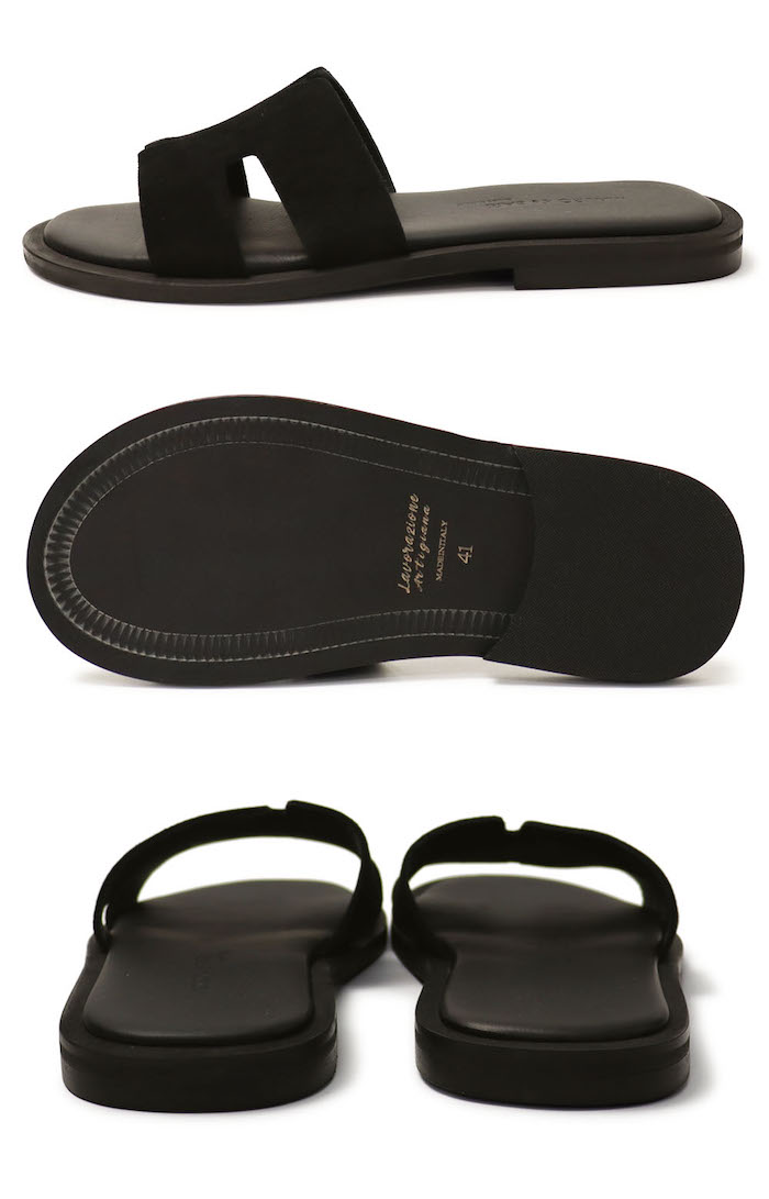 マウロ デ バーリ / MAURO de BARI / スエード レザー サンダル / 6029