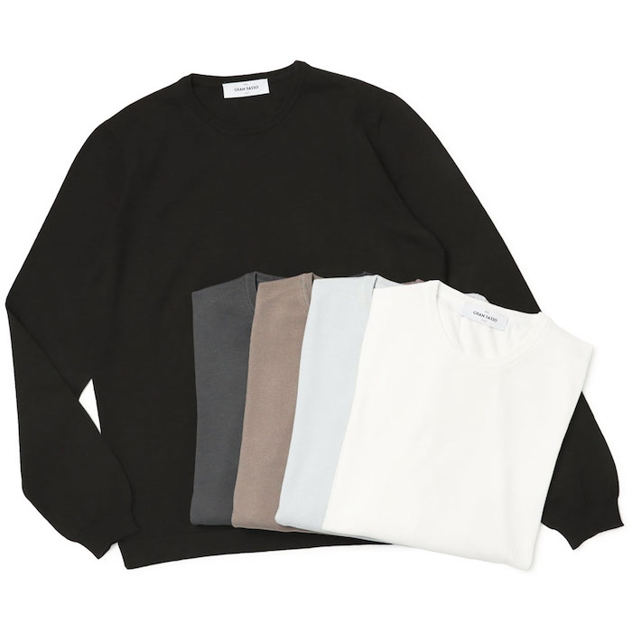 グランサッソ / GRANSASSO / ロングスリーブ Tシャツ / 長袖 クルー