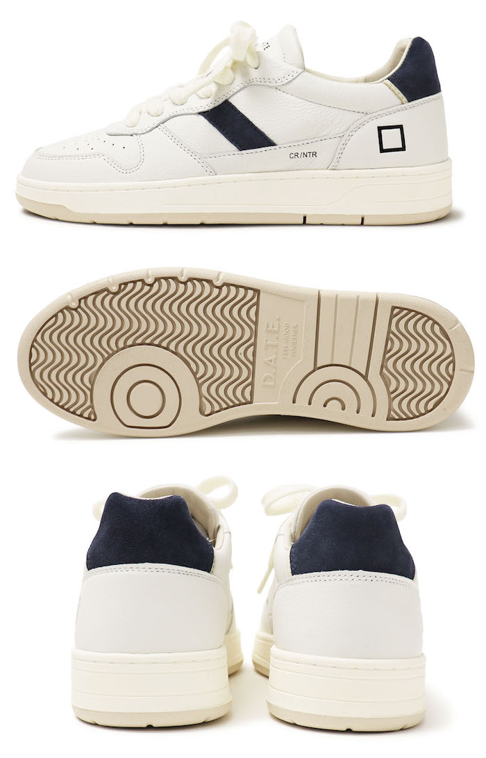 デイト / D.A.T.E. / スニーカー / COURT2.0 NATURAL WHITE-BLUE