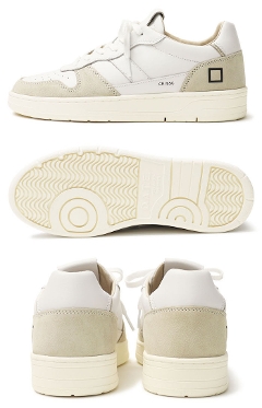 fCg / D.A.T.E. / Xj[J[ / COURT2.0 BASIC WHITE-BEIGE yx[Wz