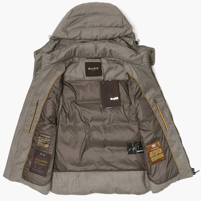 ムーレー / MooRER / ダウン ベスト / ダウン ジレ / 撥水 ウール