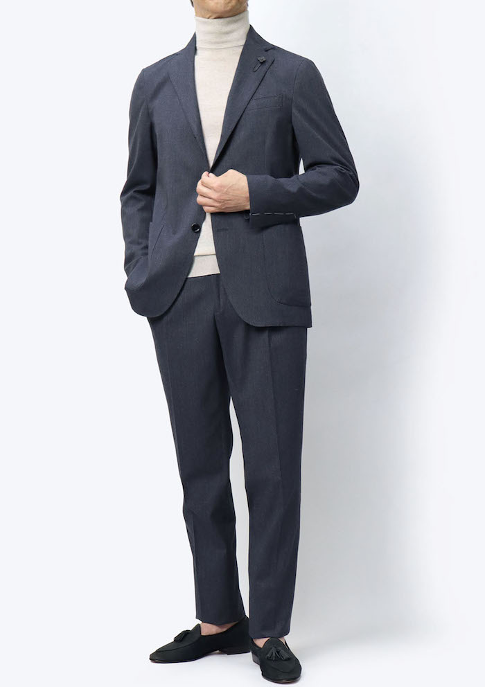 【美品】LARDINI ラルディーニ イージーウェア トラベルスーツ ストレッチ ラルディーニ / LARDINI / イージーウェアスーツ / EASY WEAR SUIT