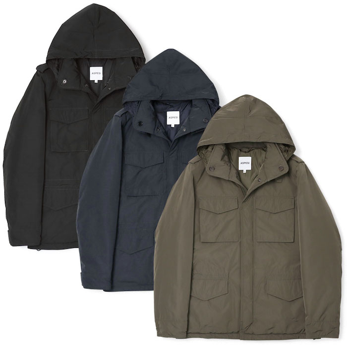 アスペジ / ASPESI / NEW MINI FIELD / M65型 ブルゾン / 機能性中綿