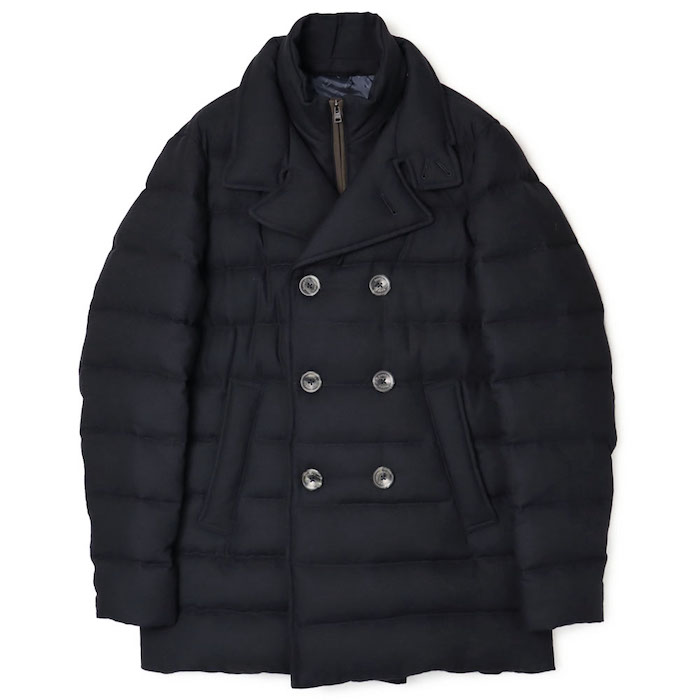 ヘルノ / HERNO / NORFOLK / ウールヴィスコース / Pコート型 / ダウン