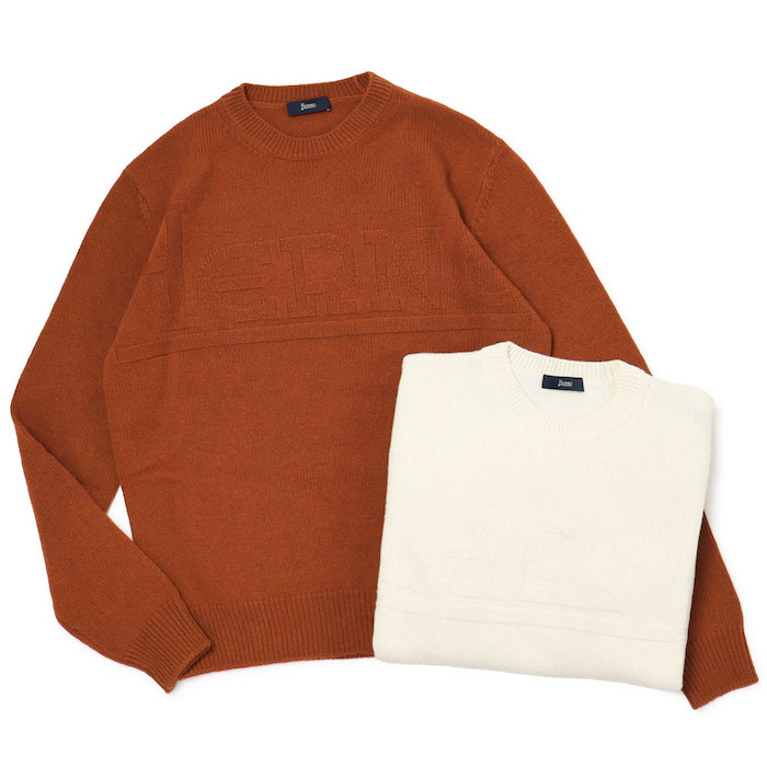 ヘルノ / HERNO / RESORT / ロゴ入りウールニット / クルーネック