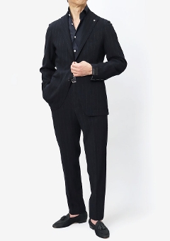 �^���A�g�[�� / TAGLIATORE / �_�J�[�� / DAKAR / �E�G�X�g�S�� �����v���[�c �X�[�c / �T�}�[�E�[���X�g���b�`�V�A�T�b�J�[ / �X�g���C�v�� / DAKAR22K14 / 120134U �yB1011/�l�C�r�[�z