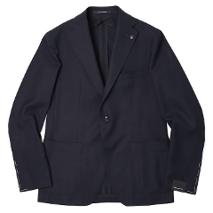 �^���A�g�[�� / TAGLIATORE / �����e�J���� / MONTECARLO / �W���P�b�g / SUPER110'S / �X�g���b�` / �E�[���z�b�v�T�b�N / 2B 2�p�b�` �V���O�� / 1SMC22K-060069U �yB5040/�l�C�r�[�z