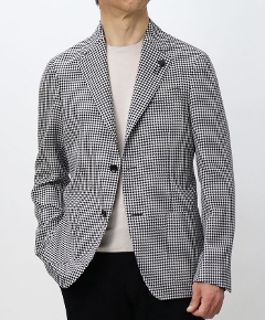 �����f�B�[�j / LARDINI / ROMA / ���[�}���f�� / �V���c �W���P�b�g�d�l / �\�t�g�E�[���R�b�g�� / �V�F�p�[�h�`�F�b�N�� / 2�t 2�p�b�` / 6202Q-IF66506�y100NE.�u���b�N�z