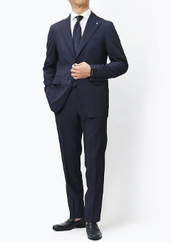 �^���A�g�[�� / TAGLIATORE / �����v���[�c �X�[�c / ���F�X���B�I / VESVIO / �E�[���g���s�J�� / �s���X�g���C�v��  / 2B �V���O�� / 2SVF22B11-150183R �yB3154.�l�C�r�[�z