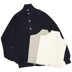 �t�B���b�| �f ���[�����e�B�X / FILIPPO DE LAURENTIIS / �X�^���h�J���[�j�b�g / crepe cotton / �N���[�v�R�b�g�� / 6110-BB1ML11 �y�I�t�z���C�g/�O���[�W��/�l�C�r�[�z