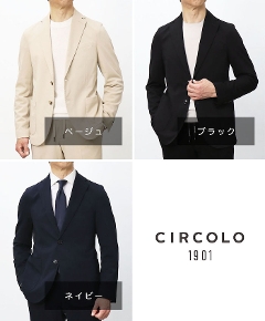 �`���R�� 1901 / CIRCOLO 1901 / �W���P�b�g / �Z�b�g�A�b�v�Ή� / �y�� �R�b�g�� �T�}�[ �s�P�W���[�W�[ / 6104-517402�y�x�[�W��/�l�C�r�[/�u���b�N�z