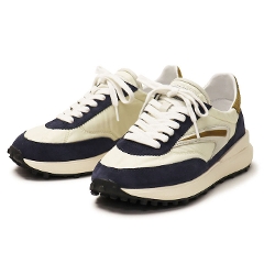 �f�C�g / D.A.T.E. / �X�j�[�J�[ / ATHLETA NYLON IVORY-BLUE�y�l�C�r�[�z