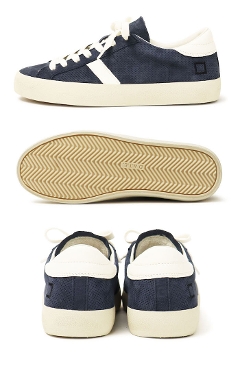 �f�C�g / D.A.T.E. / �X�j�[�J�[ / HILL LOW PERFORATED COLORED BLUE�y�l�C�r�[�z