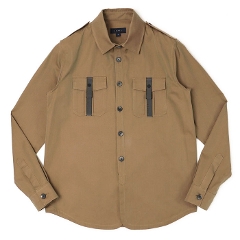 �V�[�Y / SEASE / CAMICIA GENERALE / �R�b�g���\���[�����n / �V���c�A�E�^�[ / JJ043-TN363�yR11.���C�g�u���E���z