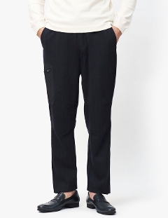 �V�[�Y / SEASE / JERSEY DRAWSTRING PANT / �X�g���C�v�E�[���W���[�W�[ / �ّf�ސ؂�ւ��n�C�u���b�h / �Z�b�g�A�b�v�Ή� / �����b�N�X�J�[�S�p���c / PT056-TJ232�yB13.�l�C�r�[�z