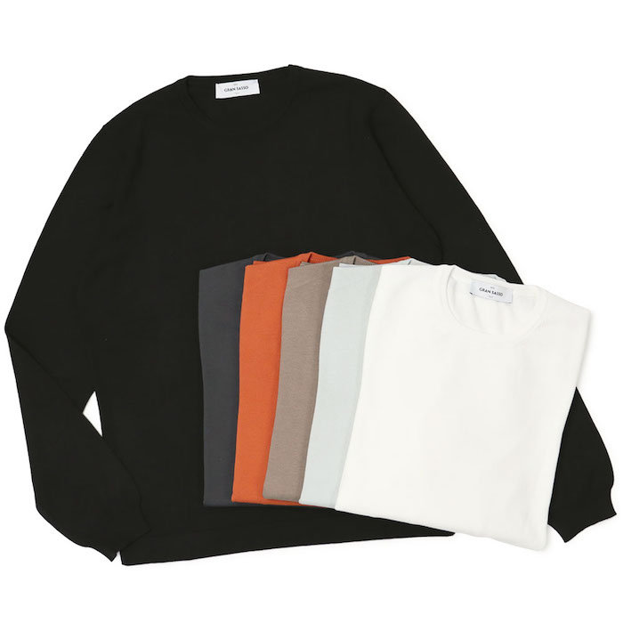 グランサッソ / GRANSASSO / ロングスリーブ Tシャツ / 長袖 クルー
