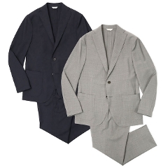 �{���I�� / BOGLIOLI / �C�[�W�[�X�[�c / EASY SUIT / �����v���[�c �X�[�c / �T�}�[�g���s�J���E�[�� / �X�g���b�` / ���n / 2B�V���O�� / 913A2I-SB5109 �y850.���C�g�O���[/780.�l�C�r�[�z
