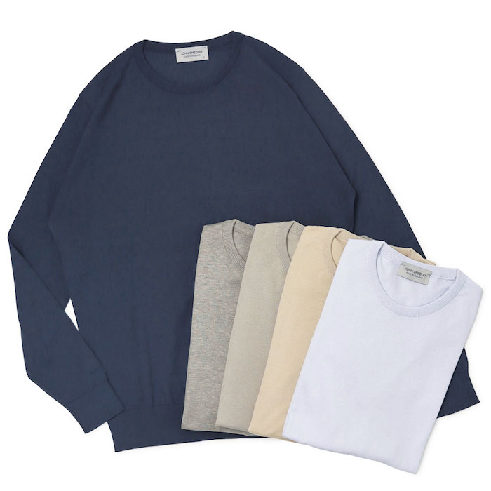 ジョンスメドレー / JOHN SMEDLEY / DAVID / クルーネック ニット