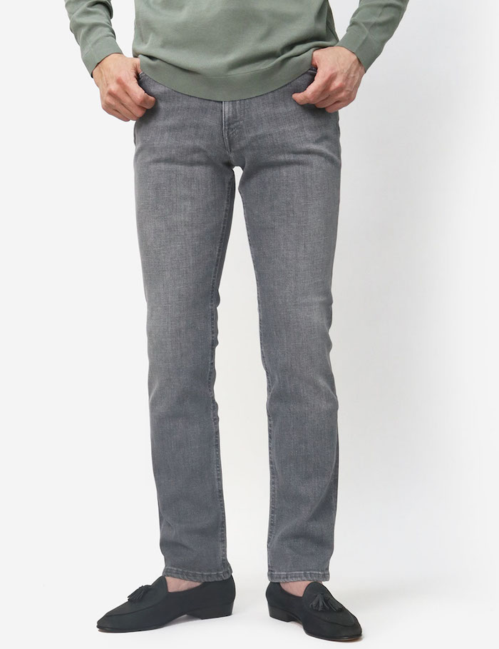 HYS　CR加工RELIEVES.pt デニムスリムストレートPT PT TORINO DENIM / ピーティートリノ デニム / BAND / バンド / スリム