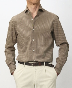 �W�����l�b�g / GIANNETTO / VINCI FIT / �J�b�^�E�F�C �J���[ �V���c / �X�g���C�v���R�b�g������ / 61265-630V84 �y���C�g�u���E���z