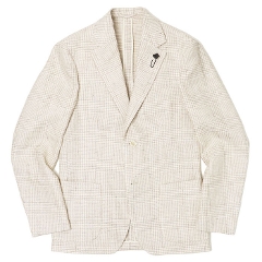 �����f�B�[�j / LARDINI / ROMA / ���[�}���f�� / �V���c �W���P�b�g�d�l / ���l���R�b�g�� / �O�����`�F�b�N�� / 2�t 2�p�b�` / 6202Q-IF66509�y151BE.�x�[�W���z