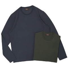 �U�m�[�l / ZANONE / �A�C�X�R�b�g�� / ICE COTTON / �N���[�l�b�N �����O�X���[�u �j�b�g / T�V���c / �R�b�g��  / �K�[�����g�_�C / 815224-ZG380�yZ0049.�_�[�N�O���[�� / Z0178.�l�C�r�[�z