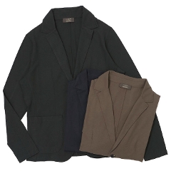 �U�m�[�l / ZANONE / �A�C�X�R�b�g�� / ice cotton / �V���O���W���P�b�g / 2�{�^���Q�p�b�` / 815130-ZG380 �y2201.�u���E�� / 0542.�l�C�r�[ / 0015.�u���b�N�z