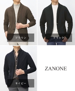 �U�m�[�l / ZANONE / �A�C�X�R�b�g�� / ice cotton / �V���O���W���P�b�g / 2�{�^���Q�p�b�` / 815130-ZG380 �y2201.�u���E�� / 0542.�l�C�r�[ / 0015.�u���b�N�z