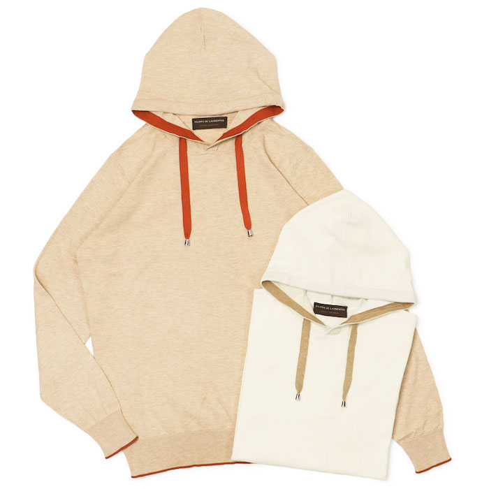 FILIPPO DE LAURENTIIS◆48◆Italy◆カシミア パーカー フィリッポ デ ローレンティス / FILIPPO DE LAURENTIIS / 14ゲージ