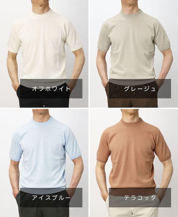 フィリッポ デ ローレンティス / FILIPPO DE LAURENTIIS / ニット 半袖
