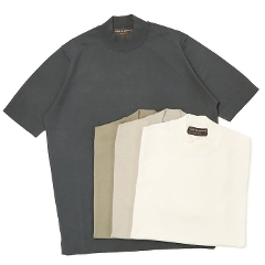 �t�B���b�| �f ���[�����e�B�X / FILIPPO DE LAURENTIIS / �j�b�g T�V���c / crepe cotton / �N���[�v�R�b�g�� ���b�N�l�b�N / 6110-LU0MC20�y�S�S�F�z