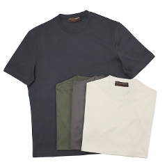 �t�B���b�| �f ���[�����e�B�X / FILIPPO DE LAURENTIIS / ����T�V���c / SUPIMA COTTON / �X�[�s�}�R�b�g�� / �N���[�l�b�N / 6110-TSMC26�y�S4�F�z