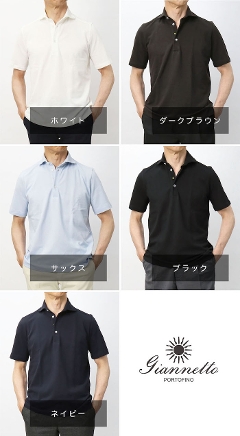 �W�����l�b�g / GIANNETTO / POLO SHIRT / �|���V���c / �R�b�g�� ���̎q  / JERJEY POLOSHIRT SS�y�S�T�F�z